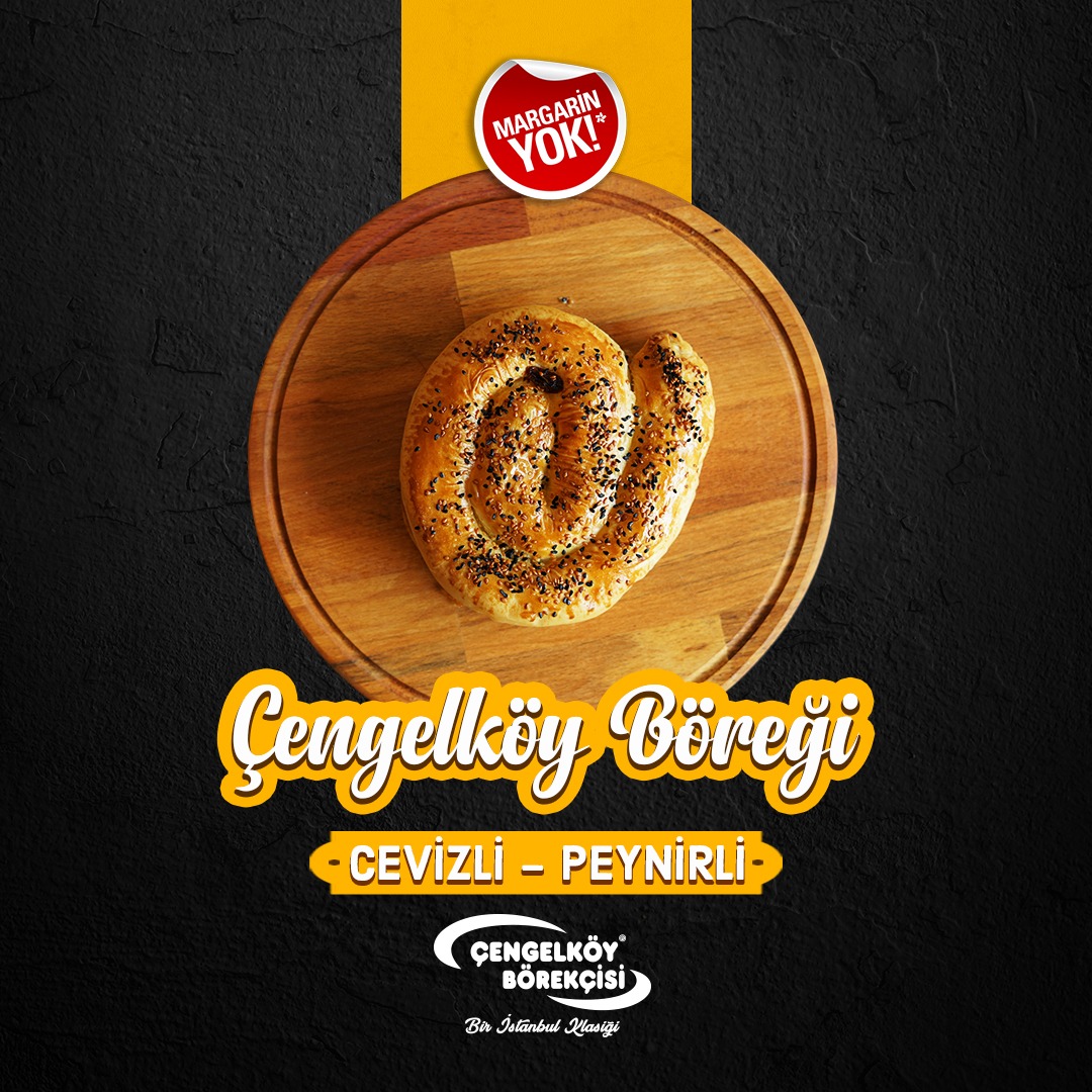 Cevizli Peynirli Çengelköy Böreği
